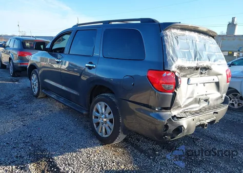 2011 Toyota Sequoia Platinum 5.7L V8 from USA, damaged, VIN 5TDDW5G15BS053336